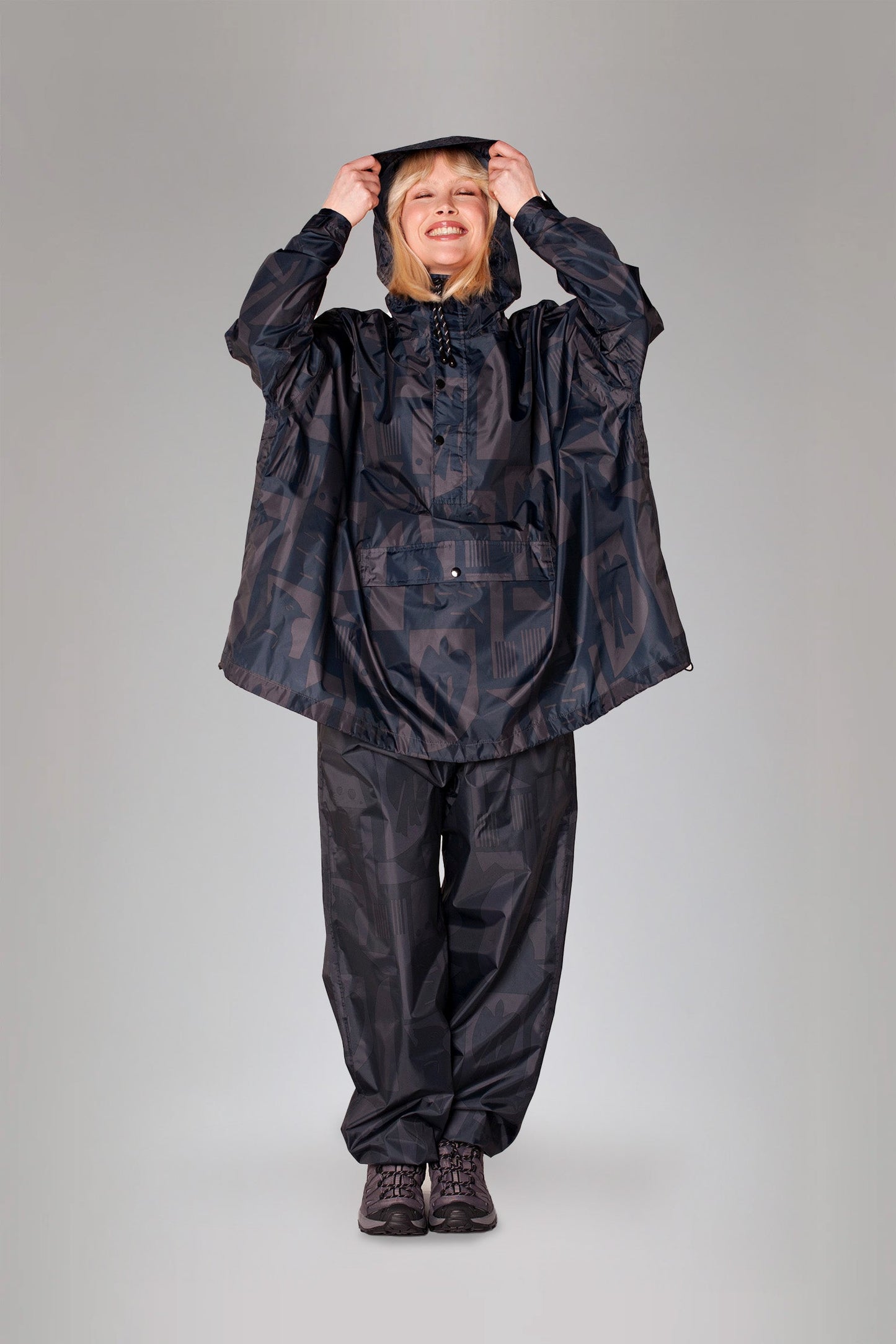 Back to Black Pantalon de pluie - Noir