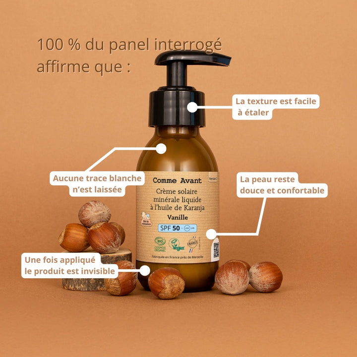 Crème solaire SPF50 - LIQUIDE